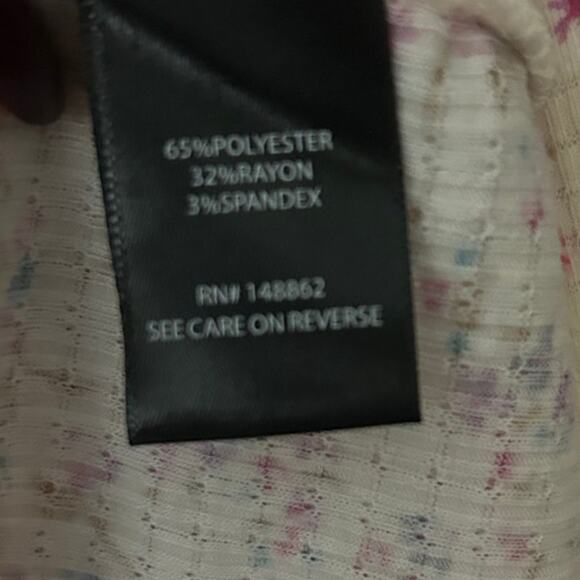 Torrid Texture Jersey V-Neck Long Sleeve Tiered Top size 0 S - Picture 10 of 11